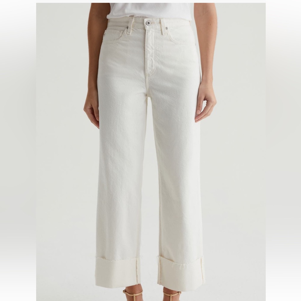 NWT AG Kora Ankle High rise Wide Leg Jeans